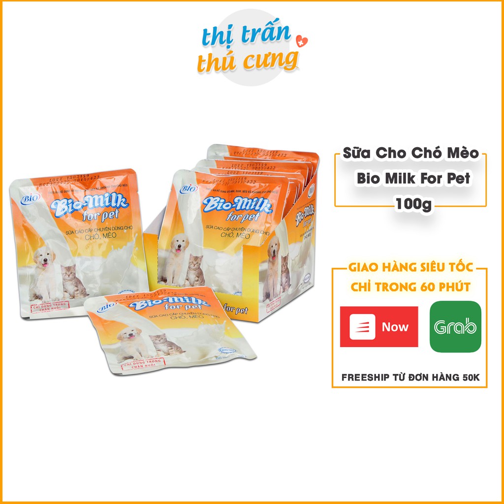 Sữa Cao Cấp Cho Chó Mèo Bio Milk - Sữa Bio Milk For Pet 100g