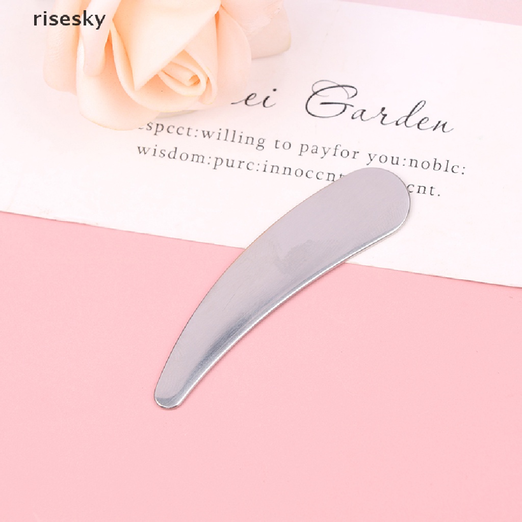 1 Muỗng Mini Bằng Kim Loại Dùng Trộn Mỹ Phẩm Làm Đẹp Tiện Dụng ♨Trên đó