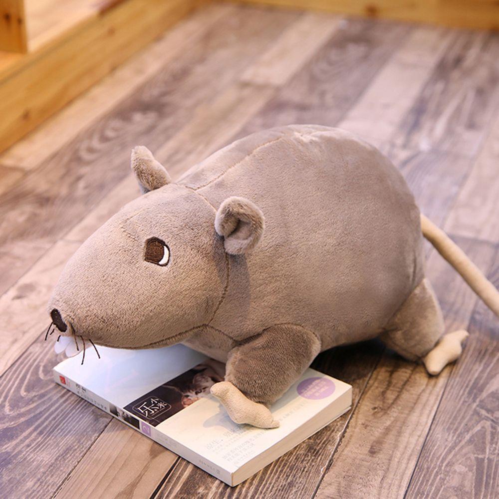 Chuột Nhồi Bông 20cm Mắt To Hoạt Hình Sáng Tạo Trang Trí Nhà Cửa