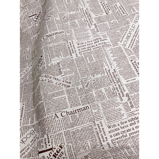 Vải canvas - mẫu giấy báo