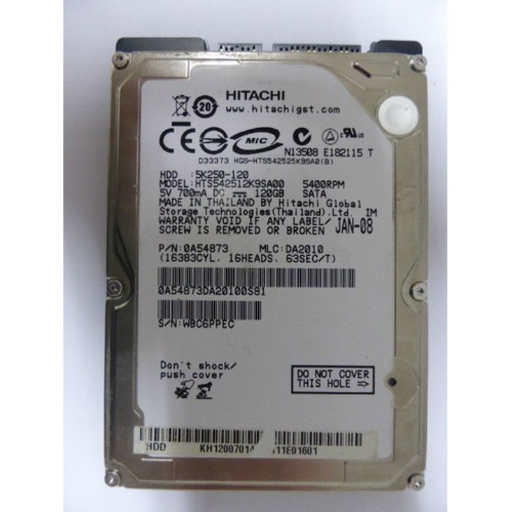 Ổ cứng HDD laptop 80gb 120gb 160gb 250gb 320gb  500gb giành cho máy laptop ASUS- bảo hành 12 tháng. | BigBuy360 - bigbuy360.vn