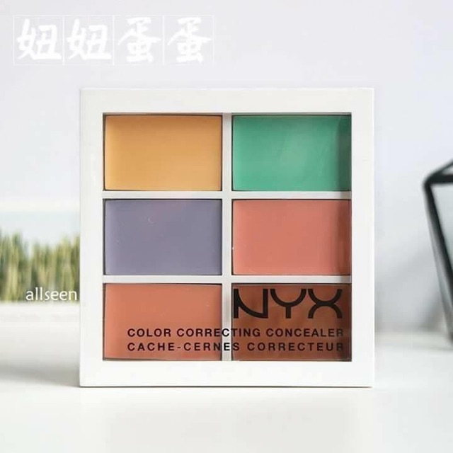 BẢNG KEM CHE KHUYẾT ĐIỂM 6 Ô NYX