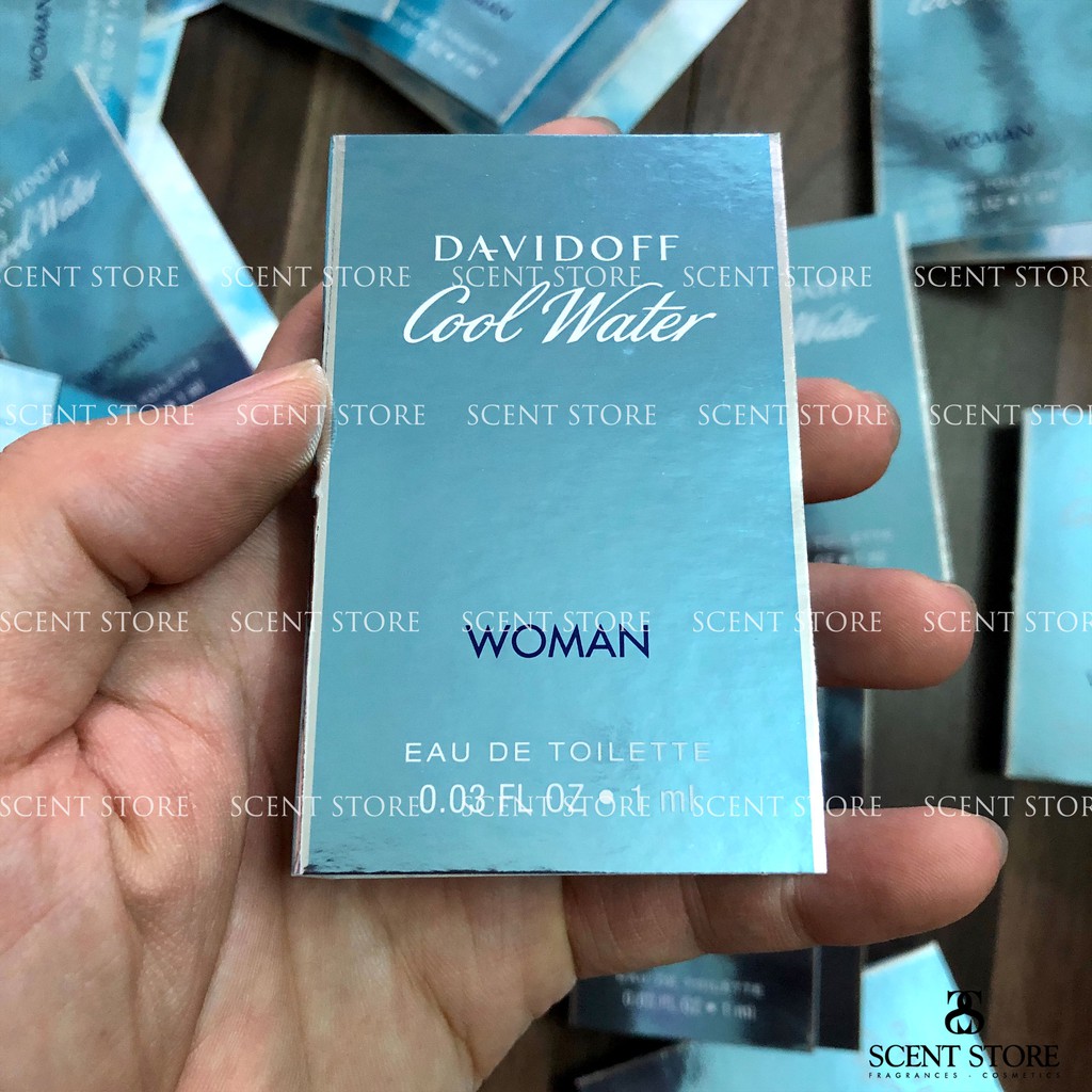 Scentstorevn - Vial chính hãng nước hoa Davidoff Cool Water Woman [1ml]