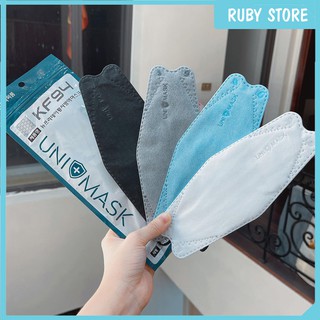 Khẩu trang 4 lớp kf94 uni mask kháng khuẩn - gói 5 chiếc