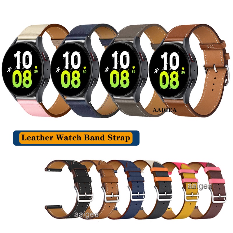 Dây Đeo Bằng Da Cho Đồng Hồ Thông Minh Samsung Galaxy Watch 5 40mm 44mm Watch5 Pro / Watch4 Classic 42mm 46mm