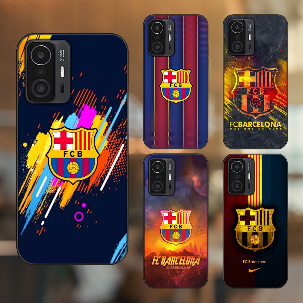 Ốp lưng Xiaomi 11T viền đen in hình Barcelona Barca