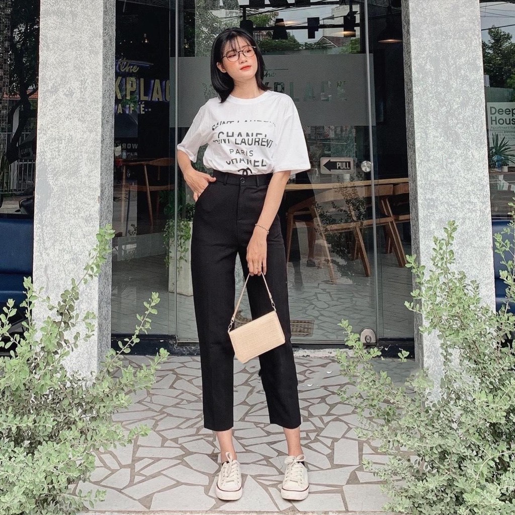 quần BAGGY TÂY màu đen chất đẹp vnxk t-8