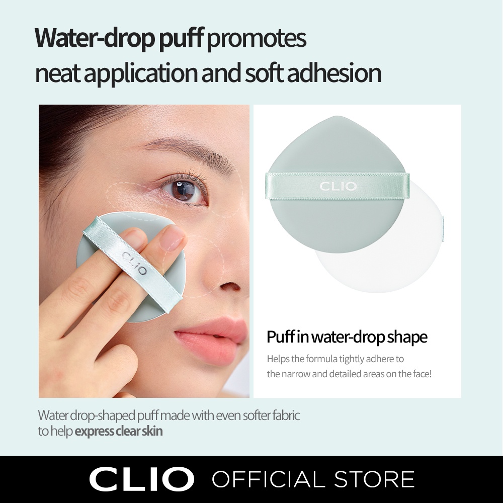 Phấn nước CLIO 15g*2 chống nắng SPF40 PA++ chăm sóc da