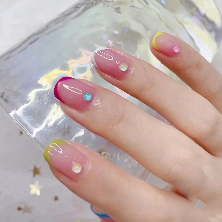 Hạt nhựa acrylic 3D STZPRONAIL LY2052 hình đuôi cá/giọt nước trang trí móng tay nghệ thuật