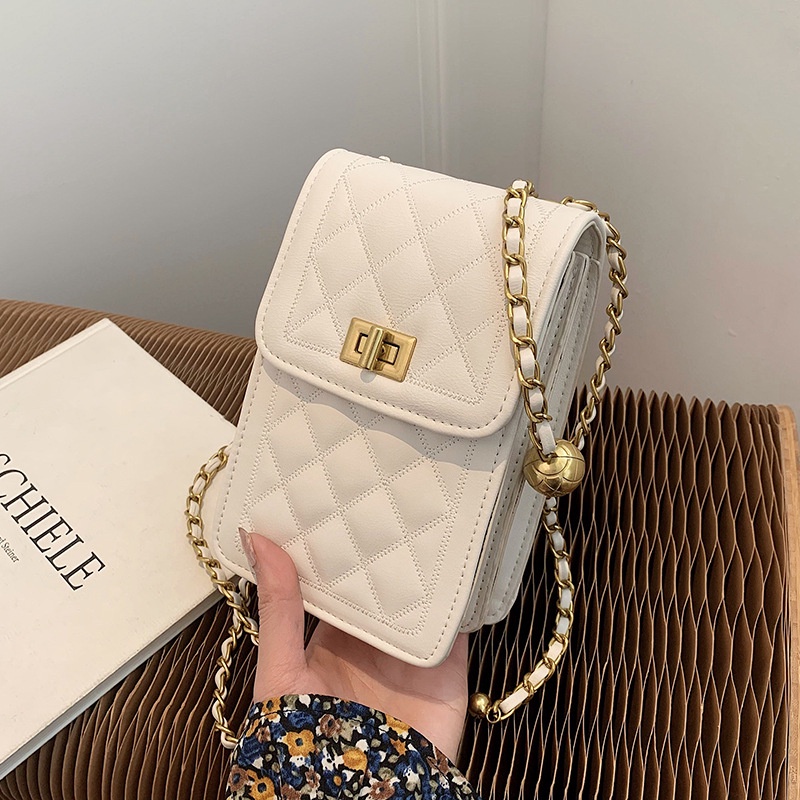 Túi đeo vai dáng vuông cỡ nhỏ phong cách phương Tây thời trang thanh lịch cho nữ