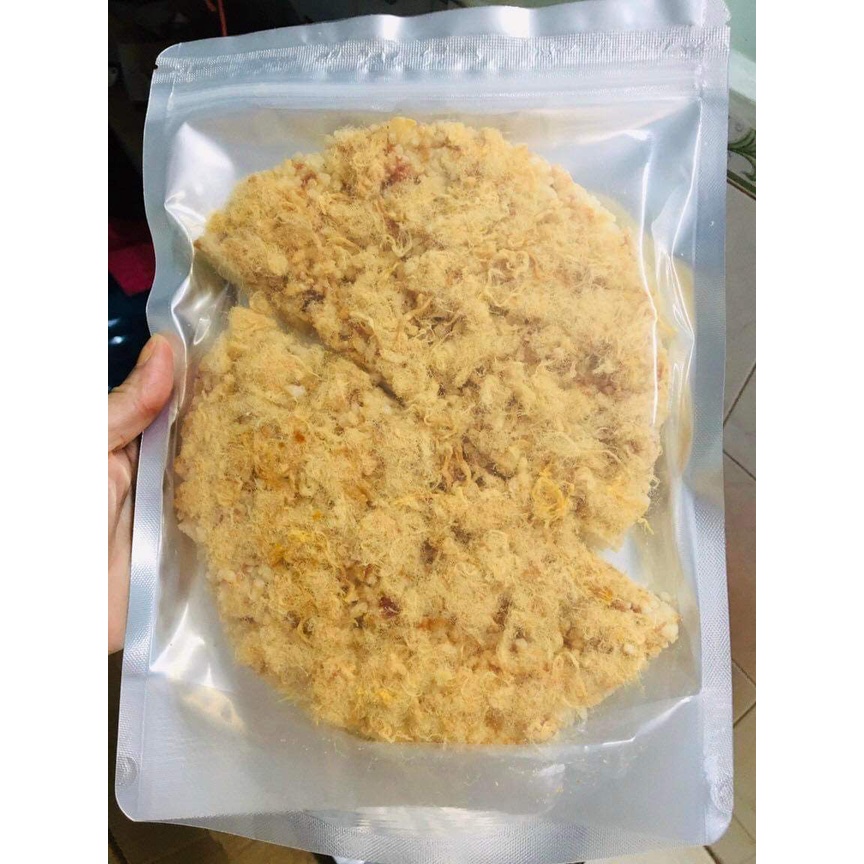 Cơm cháy chà bông 200g ( Đồ ăn vặt ) cơm cháy Chà Bông Sài Gòn giòn rụm siêu ngon , ăn là ghiền