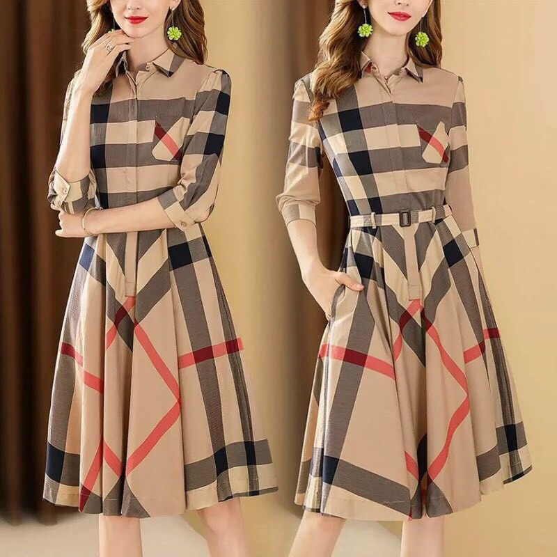 Đầm lụa BBR kèm nịt siêu đẹp