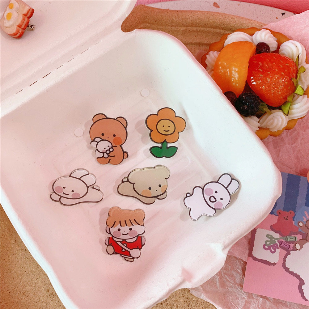 Ghim cái áo bằng Acrylic sáng tạo phong cách Nhật Bản cho nữ