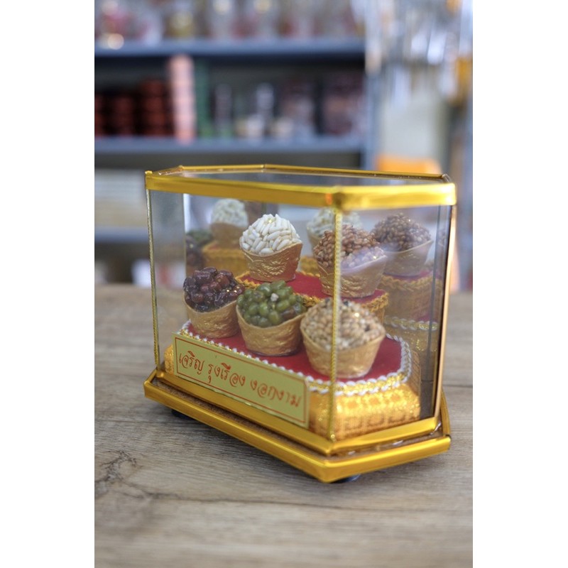 COMBO TÀI LỘC PHONG THUỶ: TÚI TÀI LỘC - THỎI VÀNG PHONG THUỶ - HỘP NGŨ CỐC | BigBuy360 - bigbuy360.vn