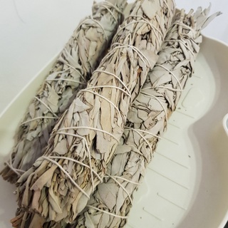 Bó Xô Thơm Trắng Xông Phòng Tẩy Uế ( White Sage ) dài 18cm/ 80gram