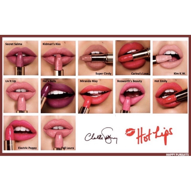Son Charlotte Tilbury matte full size và size mini chính hãng UK