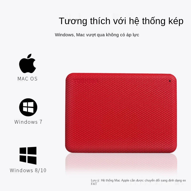 Toshiba / Toshiba 4t Đĩa cứng di động V10 Series 2TB Đĩa cứng 2T Máy tính cứng Lưu trữ ngoài | BigBuy360 - bigbuy360.vn