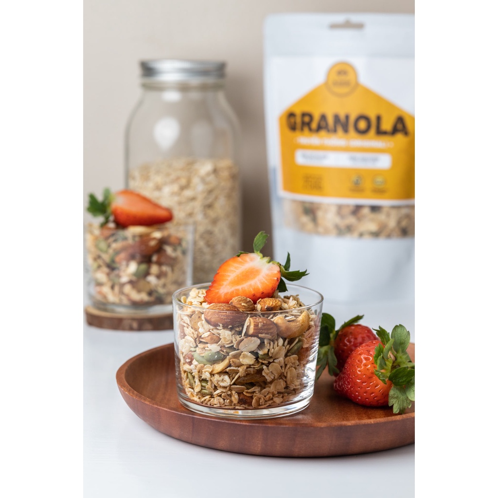 Granola Siêu Hạt – Ngũ Cốc Ăn Kiêng Giảm Cân DK Harvest Nướng Mật Ong – Không Đường