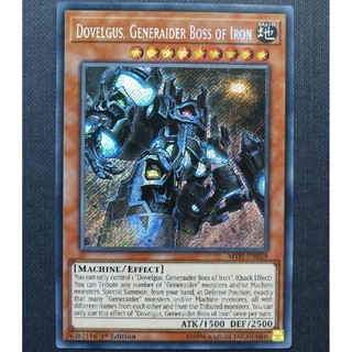 Bài Yugioh - Dovelgus Generaider Boss of Iron (Secret Rare)
