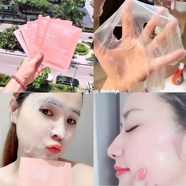 Mặt Nạ Tế Bào Gốc Nhau Thai Cừu - Mask Tế Bào Gốc Rwine Beauty Stem Cell Placenta Mask Công Nghệ Nhật Bản