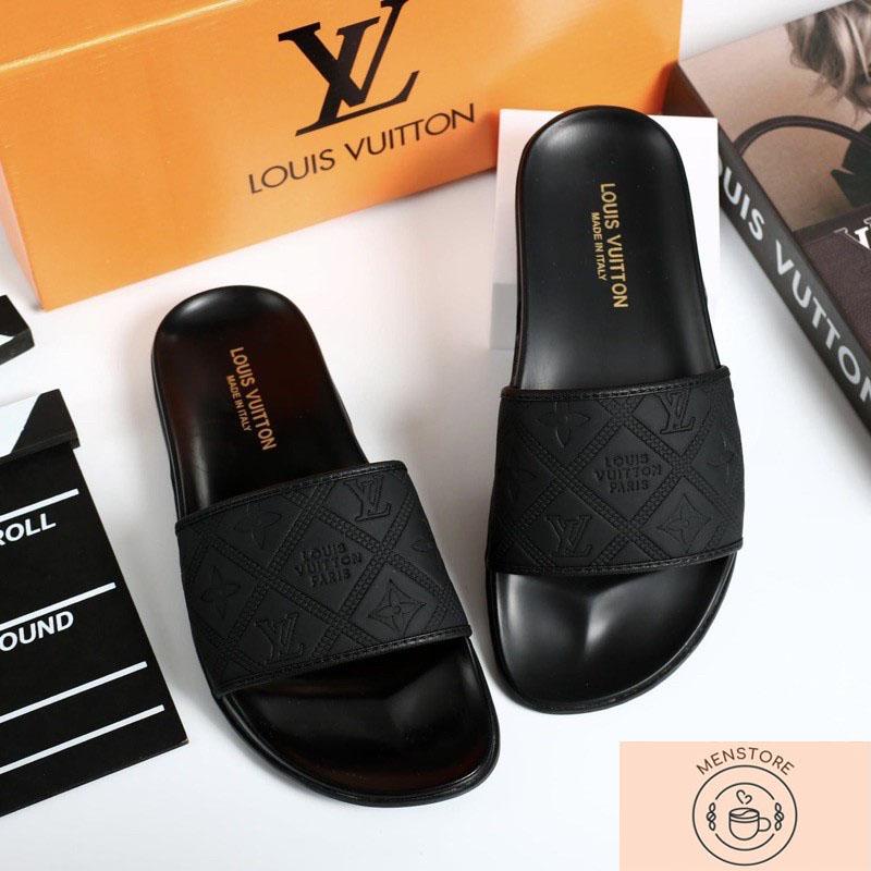 Dép quai ngang+quai chéo nam nữ dép L.V chính hãng hot trend 2022