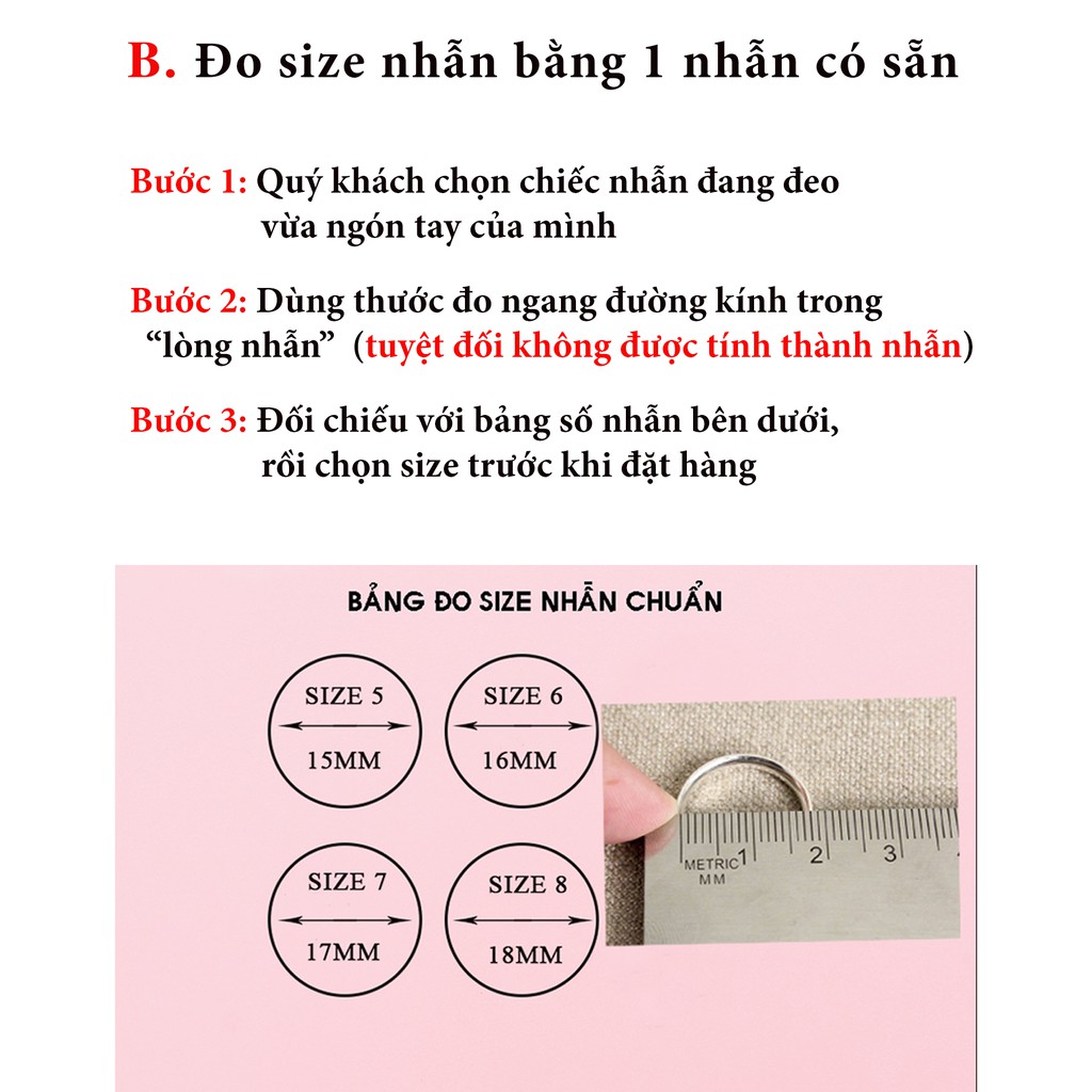 Nhẫn vàng xi mạ  tây nữ, nhẫn chỉ cô dâu làm lễ cưới thiết kế thời trang sang trọng Tubi VN26081919