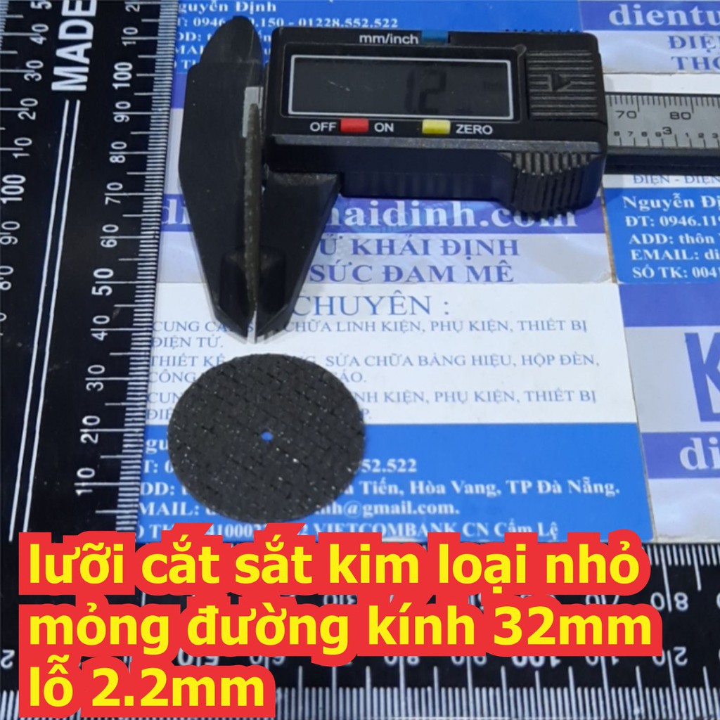 Đầu giữ lưỡi cắt, mài… loại nhỏ phụ kiện máy khoan, mài trục 3.17mm và lưỡi cắt mini 32mm kde5005