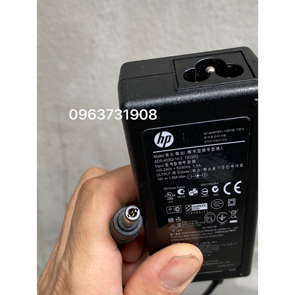 Cục nguồn 19V 1.58A chính hãng HP