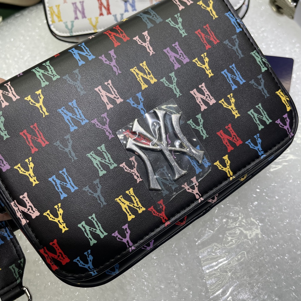 Túi DA MLB Mini Rainbow Monogram Hoodie Bag 32BGPC111-50L / 32BGPC111-50I HÀNG CHUẨN 1:1