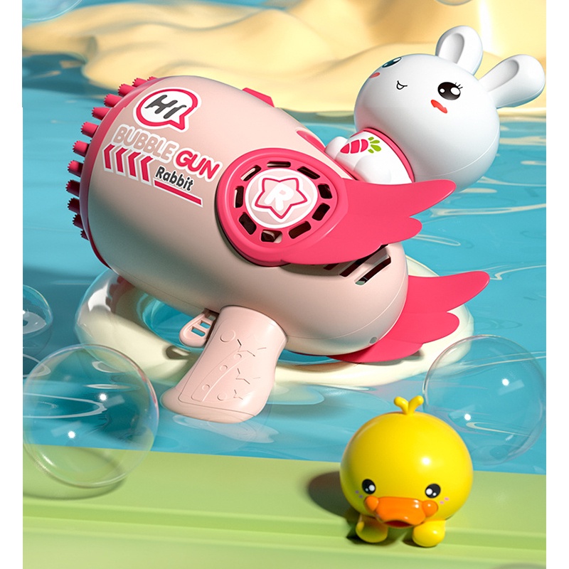 SÚNG BẮN BONG BÓNG 69 NÒNG CỠ LỚN HÌNH ĐỘNG VẬT SIÊU ĐÁNG YÊU - HÃNG DUCKBILL BABY