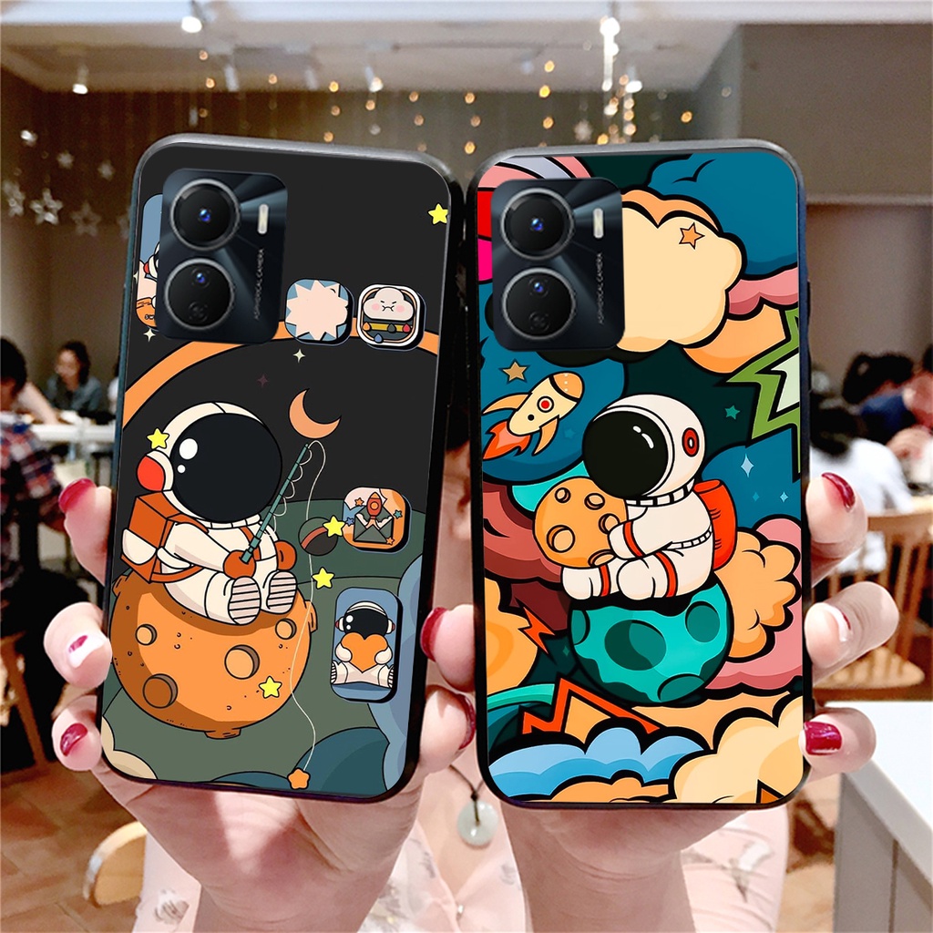 Ốp lưng Vivo Y16 4G - Vivo Y22S - Vivo T1 5G vũ trụ cute siêu đẹp giá rẻ