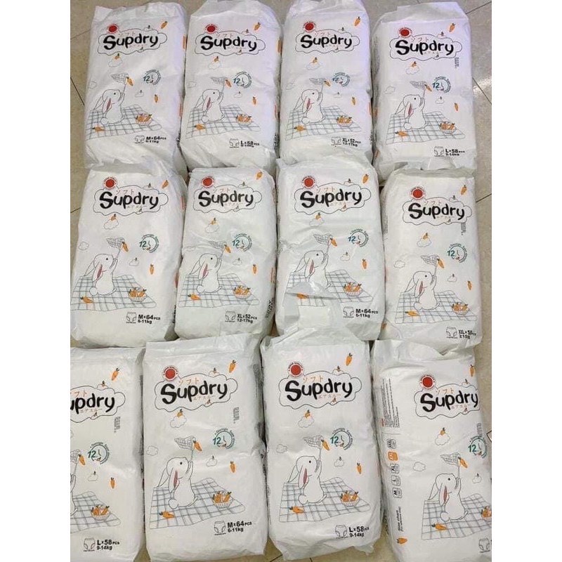 Bỉm Supdry 💝FREESHIP💝 Supdry nội địa trung 2021 cao cấp mềm mỏng siêu thấm - Tã Supdry Quần đủ size M64/L58/XL52/XXL50