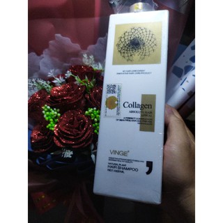 Cặp Dầu Gội Xả Collagen Vinge 1000ml