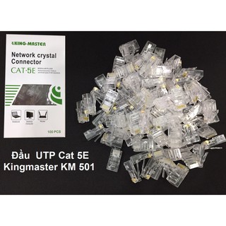 Đầu mạng rj45 kingmaster km501 hộp 100 cái hãng phân phối