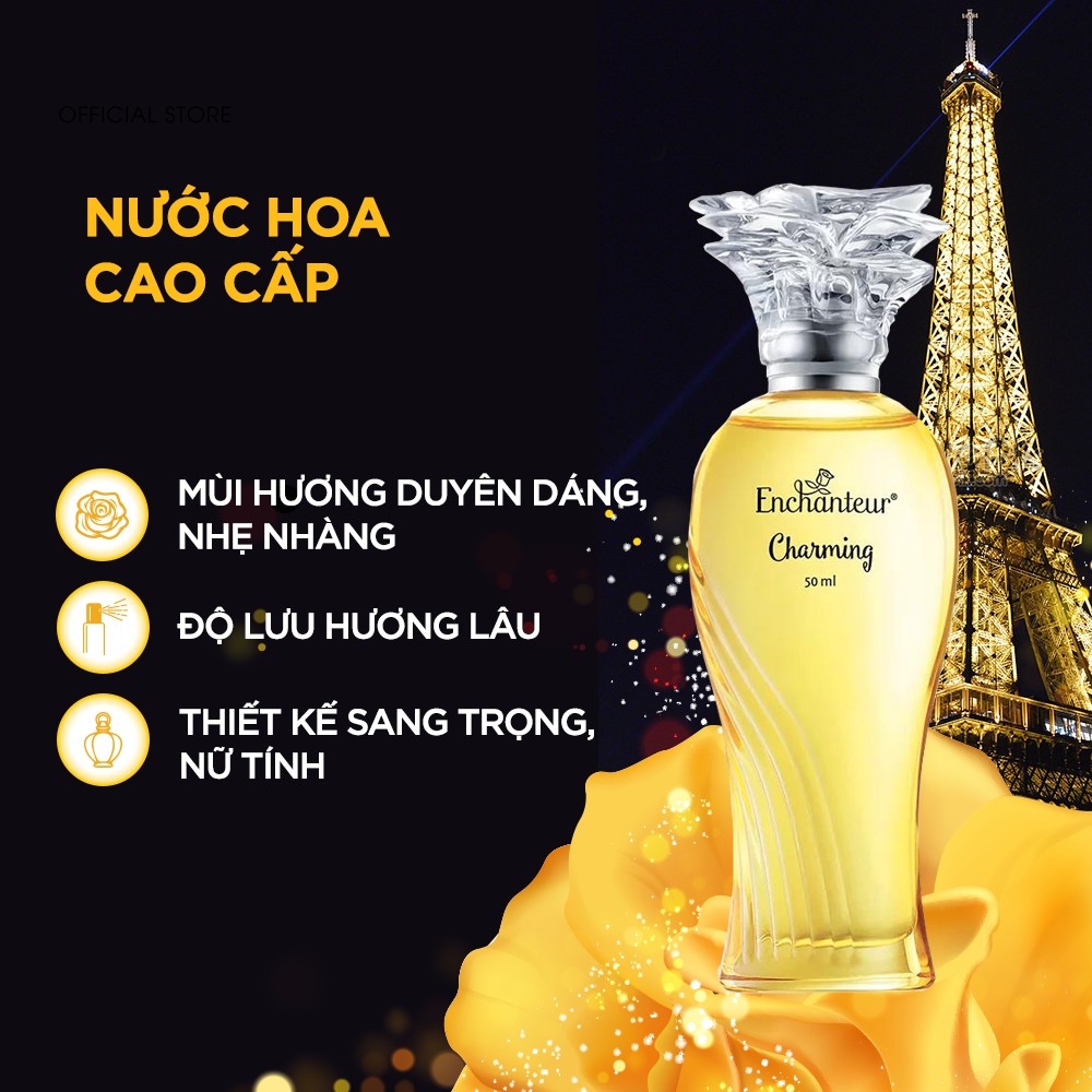 Nước hoa cao cấp Enchanteur Charming/ Sensation/ Delightful 50ml | BigBuy360 - bigbuy360.vn