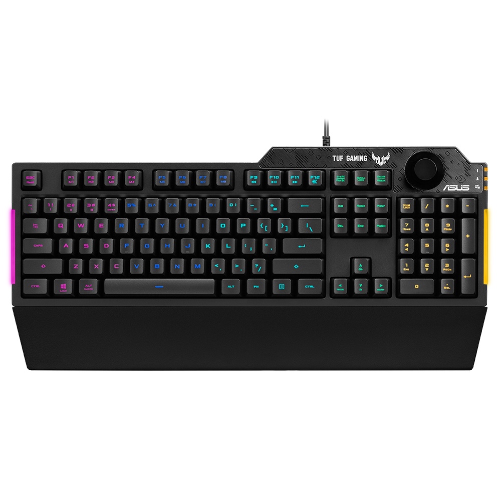 Bàn Phím Chơi Game Asus TUF Gaming K1 Chống Nước Tràn RGB - Hàng Chính Hãng