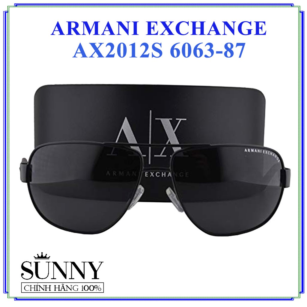 AX2012S - kính mát Armani Exchange chính hãng Italy, bảo hành toàn quốc