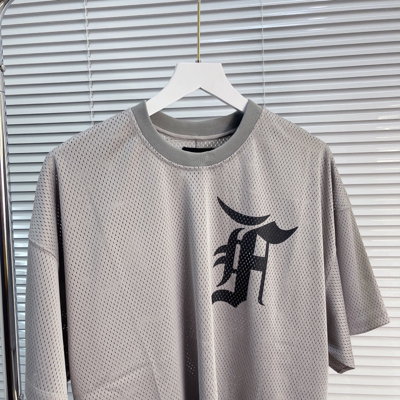 ⚡️[BEST QUALITY] - Áo FEAR OF GOD UNION 5th Mesh Tee Grey, Áo Mesh Tee FOG Union