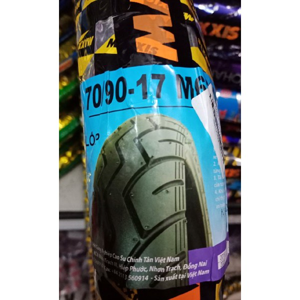 LỐP MAXXIS TRƯỚC SI ( có săm ) 70/90-17