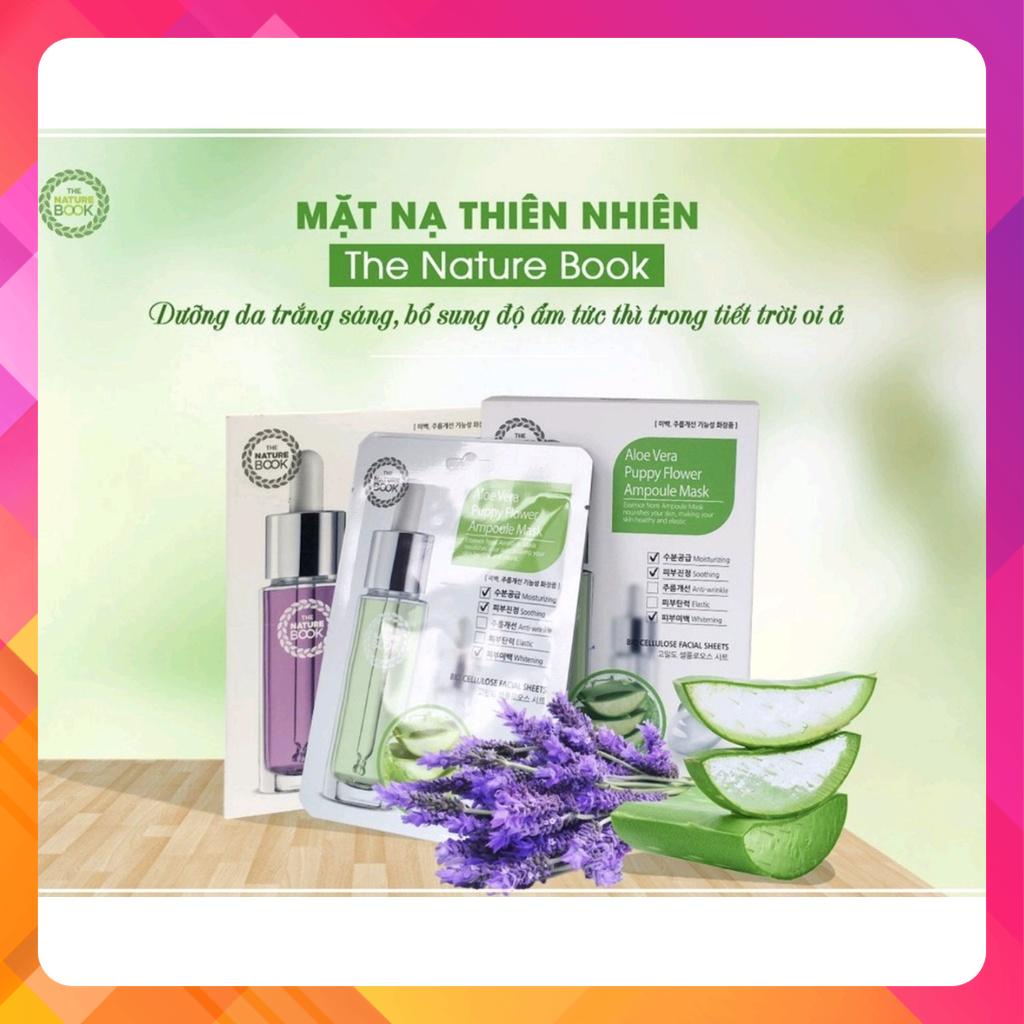Mặt nạ dưỡng da nha đam, mặt nạ dưỡng da hoa oải hương  The Nature Book,