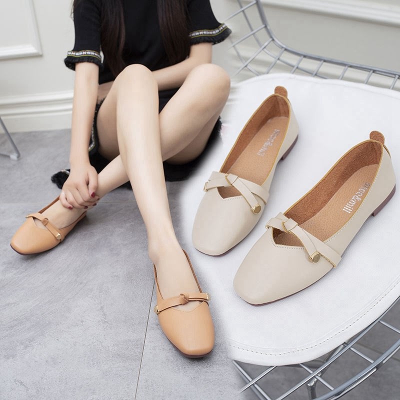Giày Búp Bê Mũi Vuông Xinh Xắn Dành Cho Nữ Size 35-43 | BigBuy360 - bigbuy360.vn