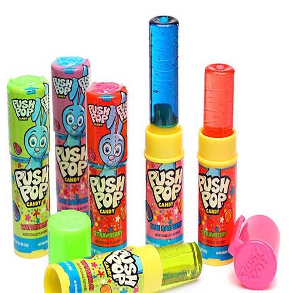 Kẹo Son Mút Push Pop Loại Nhỏ Cho Bé 14g - Mỹ