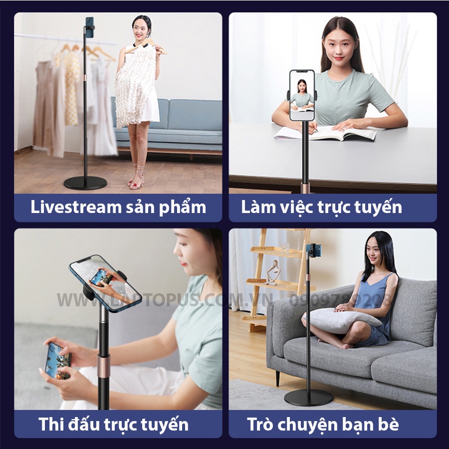 Giá Đỡ Sàn Livestream Chụp Ảnh Quay Video Điện Thoại iPad Chắc Chắn
