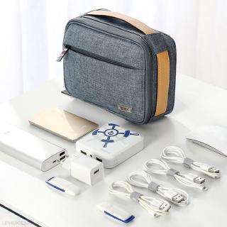 Túi phụ kiện công nghệ BUBM mẫu 2 quai xách chuyên dụng 1 ngăn, 2 ngăn đựng bộ sạc macbook, máy tính bảng, dây cáp sạc
