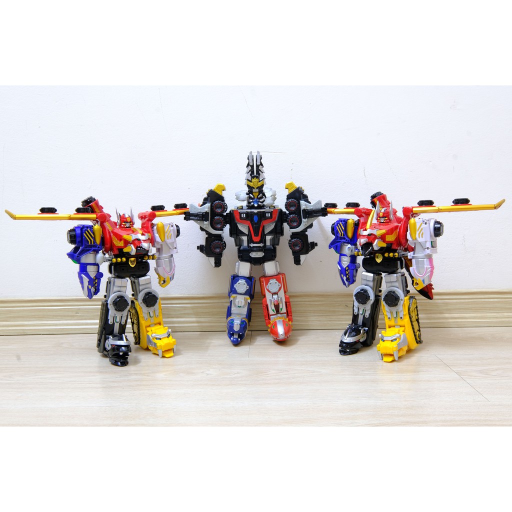 Mô hình DX Gosei Great Grand Ground Megazord Chính hãng Bandai Tensou Sentai Goseiger Mechazords Zords Có ảnh thật