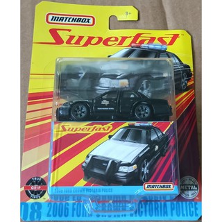 matchbox super fast:2006 ford crown Victoria