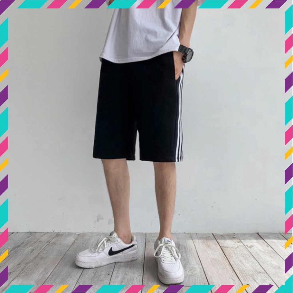 Quần SHORT thể thao 3 sọc Nam Nữ Ulzzang Unisex siêu hot | BigBuy360 - bigbuy360.vn