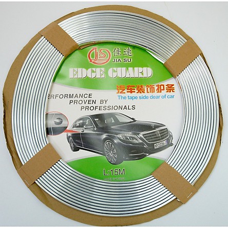 Nẹp Chữ U Mạ Crom Trang Trí, Chống Va Đập Cho Viền Cửa, Viền Capo, Viền Cốp, Cửa Gió Điều Hòa