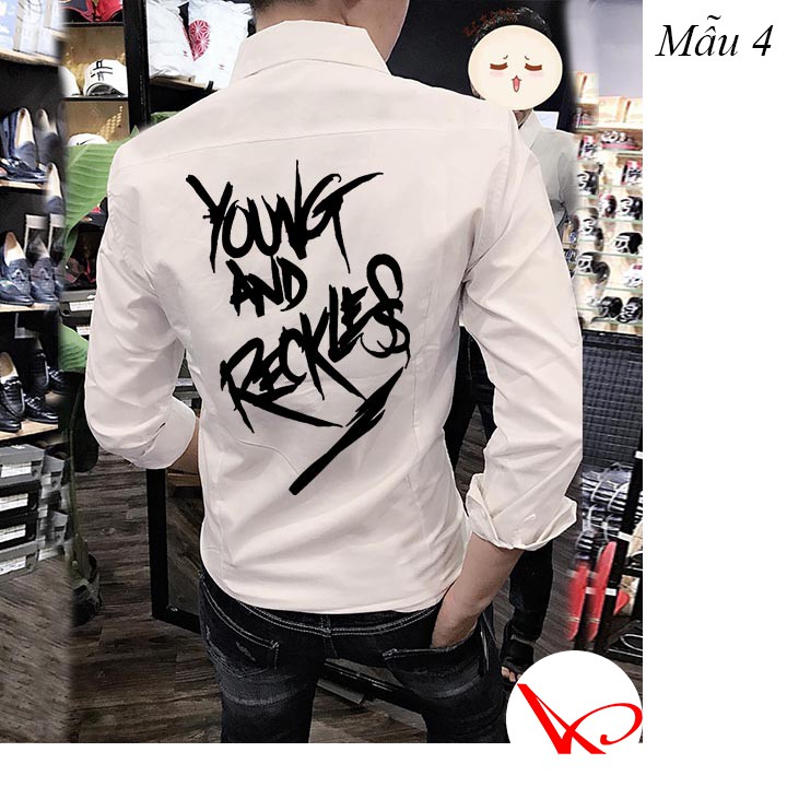 Follow Shop Săn Deal Hot Ngày 11/11 Áo Sơ Mi Nam Màu Trắng In Họa Tiết Thời Trang | BigBuy360 - bigbuy360.vn