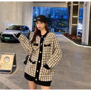 Áo khoác len cardigan oversize
